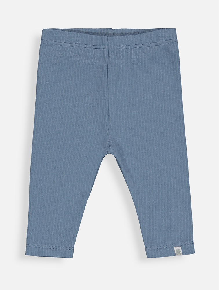 Shop Woolworths Blue Ribbed Short Terry Leggings for Kids from MyRunway ...