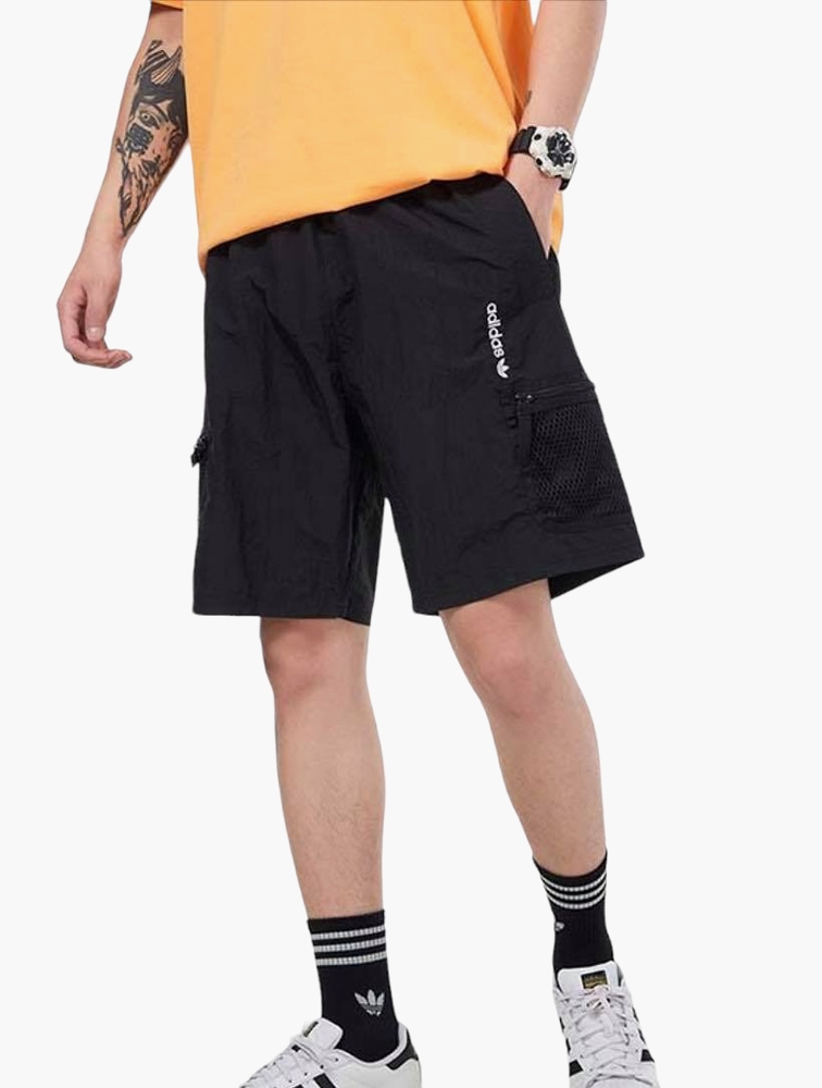 MyRunway | Shop adidas Black Adventure Woven Cargo Shorts for Men from ...