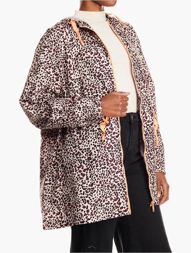 Shop Brave Soul Multi Leopard Print Long Sleeve Jacket For Women From Za