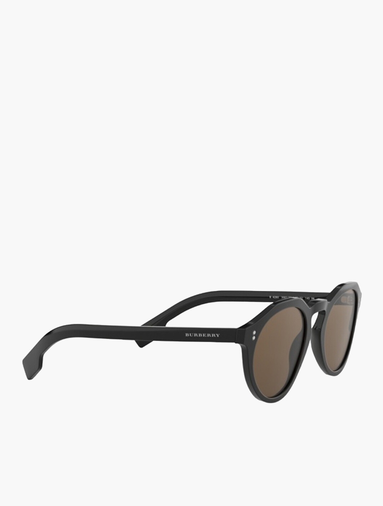 Myrunway Shop Burberry Brown And Black Round Sunglasses For Men From Za