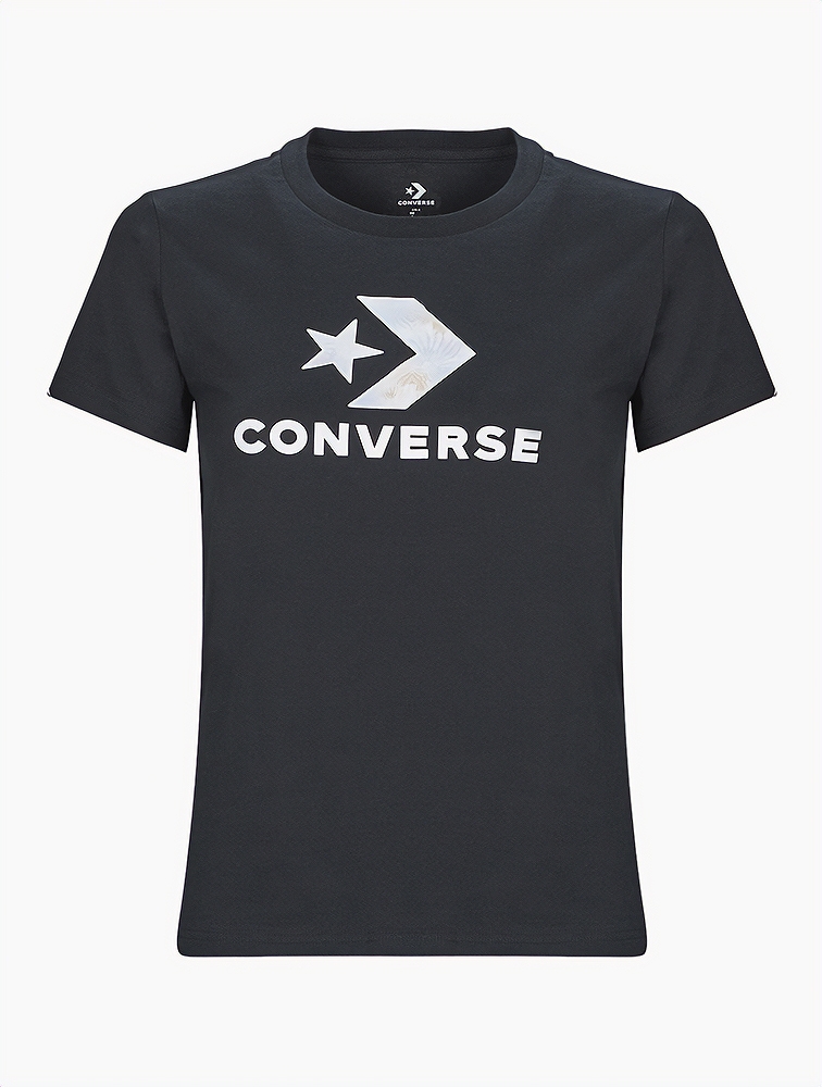 MyRunway | Shop Converse Black Star Chevron Short Sleeve Tee for Women ...