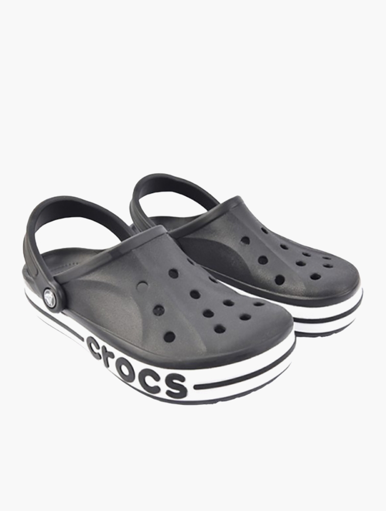 MyRunway | Shop Crocs Black & White Bayaband Clogs for Women & Men from ...