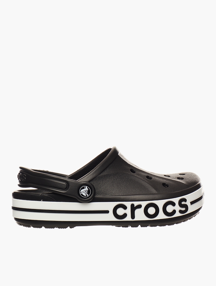 MyRunway | Shop Crocs Black & White Bayaband Clogs for Women & Men from ...