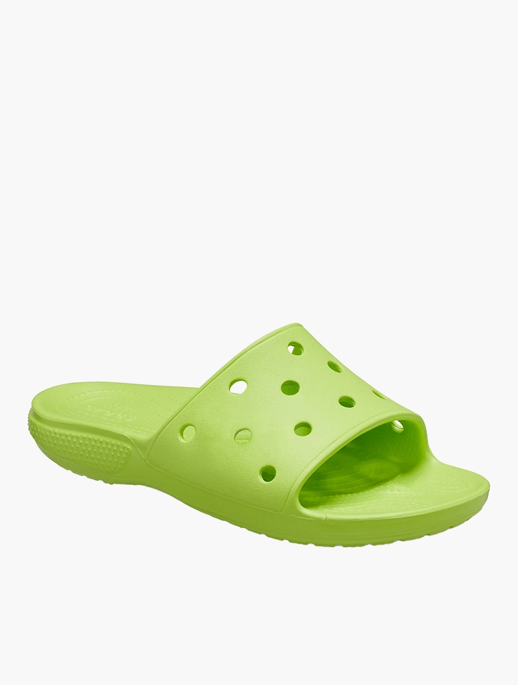 MyRunway | Shop Crocs Limeade Classic Crocs Slides for Women & Men from ...