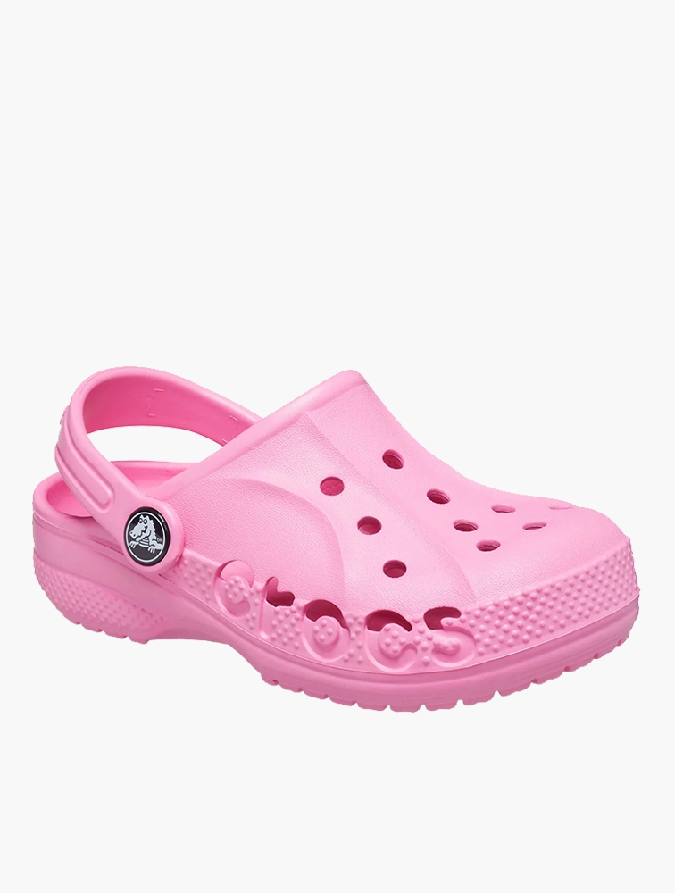 MyRunway | Shop Crocs Toddlers Pink Lemonade Baya Slip-on Clogs for ...