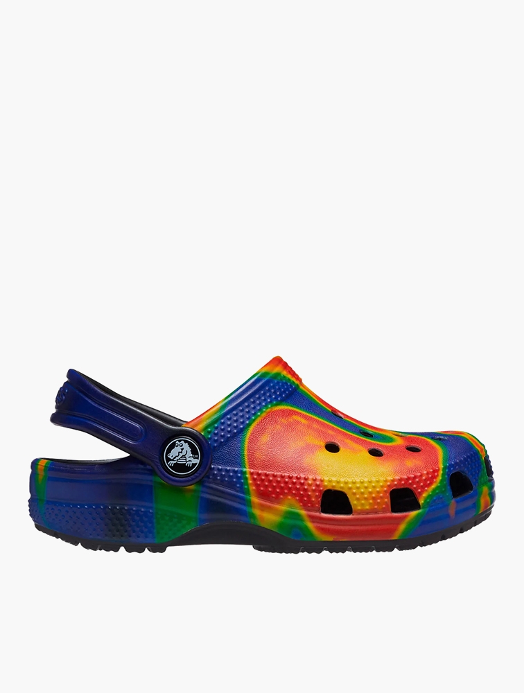 MyRunway | Shop Crocs Toddlers Black & Navy Classic Solarized Clogs for ...