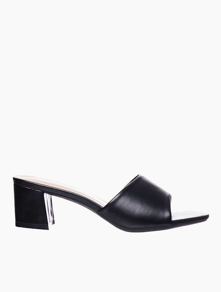 MyRunway | Shop Daily Finery Black Slip On Heels for Women from ...