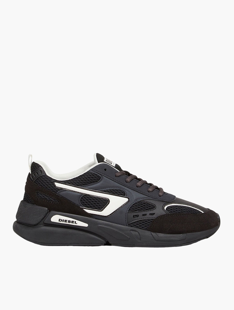 MyRunway | Shop Diesel Black & White S-Serendipity Sport Sneakers for ...