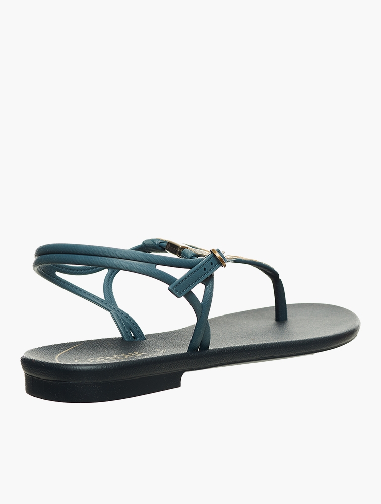 MyRunway | Shop Grendha Navy Ivete Sangalo Flat Sandals for Women from ...