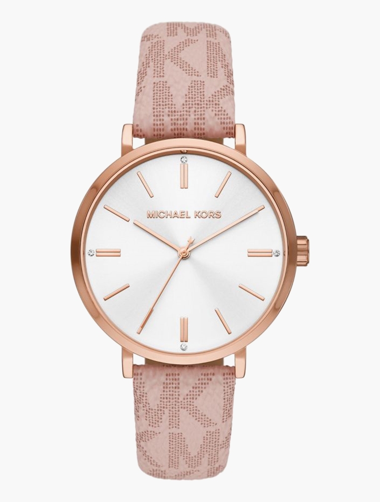 MyRunway | Shop Michael Kors Rose Gold Addyson Round Watch for Women ...