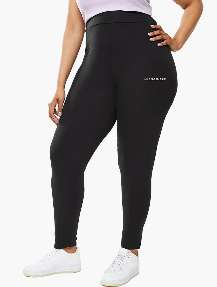 MyRunway  Shop Missguided Plus size branded leggings - black for Women  from