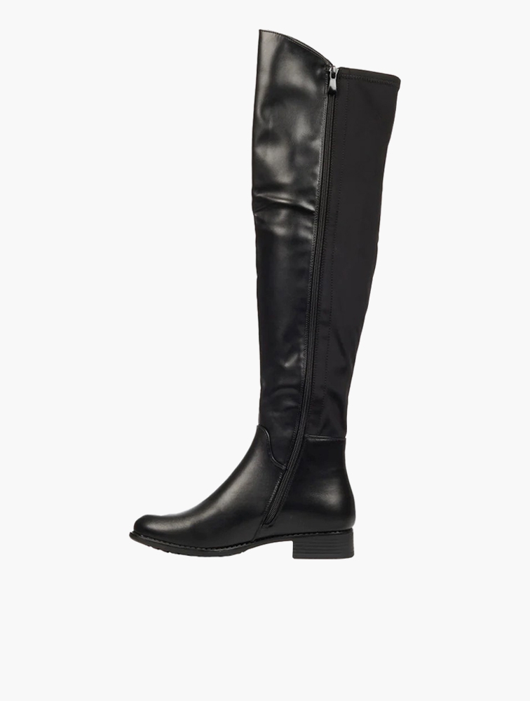 MyRunway | Shop Miss Black Black Hadar 3 Knee High Boots for Women from ...