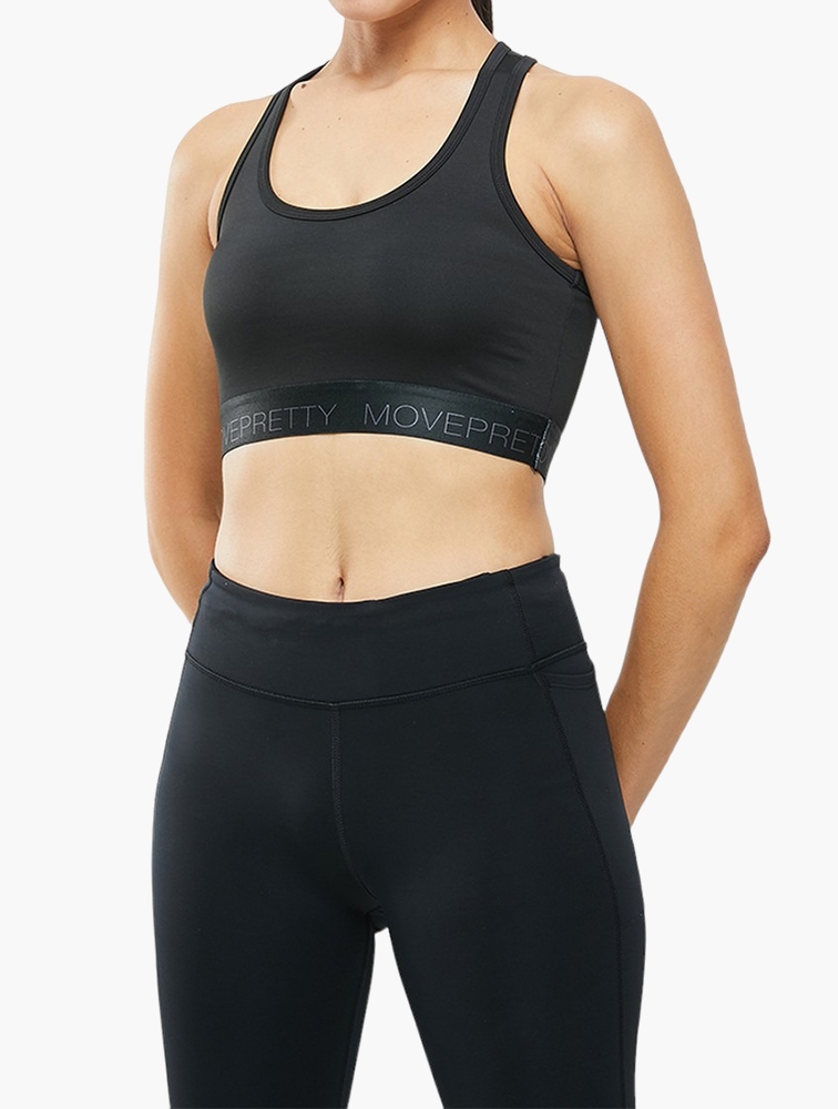 MyRunway  Shop Movepretty The amy crop top - black for Women from