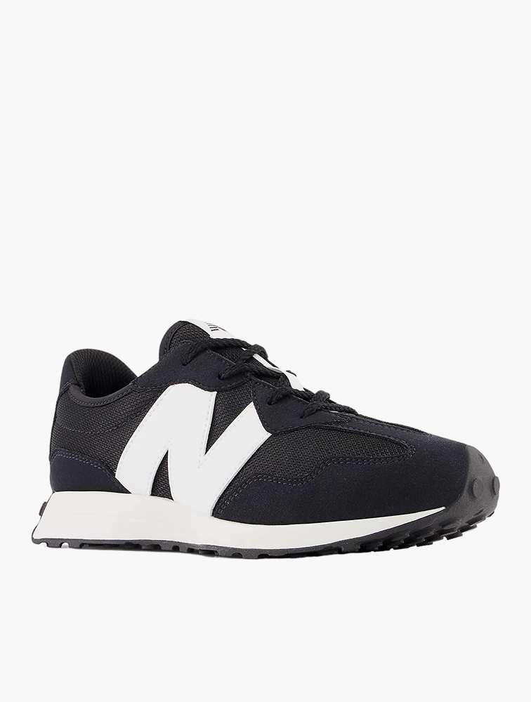 MyRunway | Shop New Balance Kids Black & White 327 Lace-Up Sneakers for ...