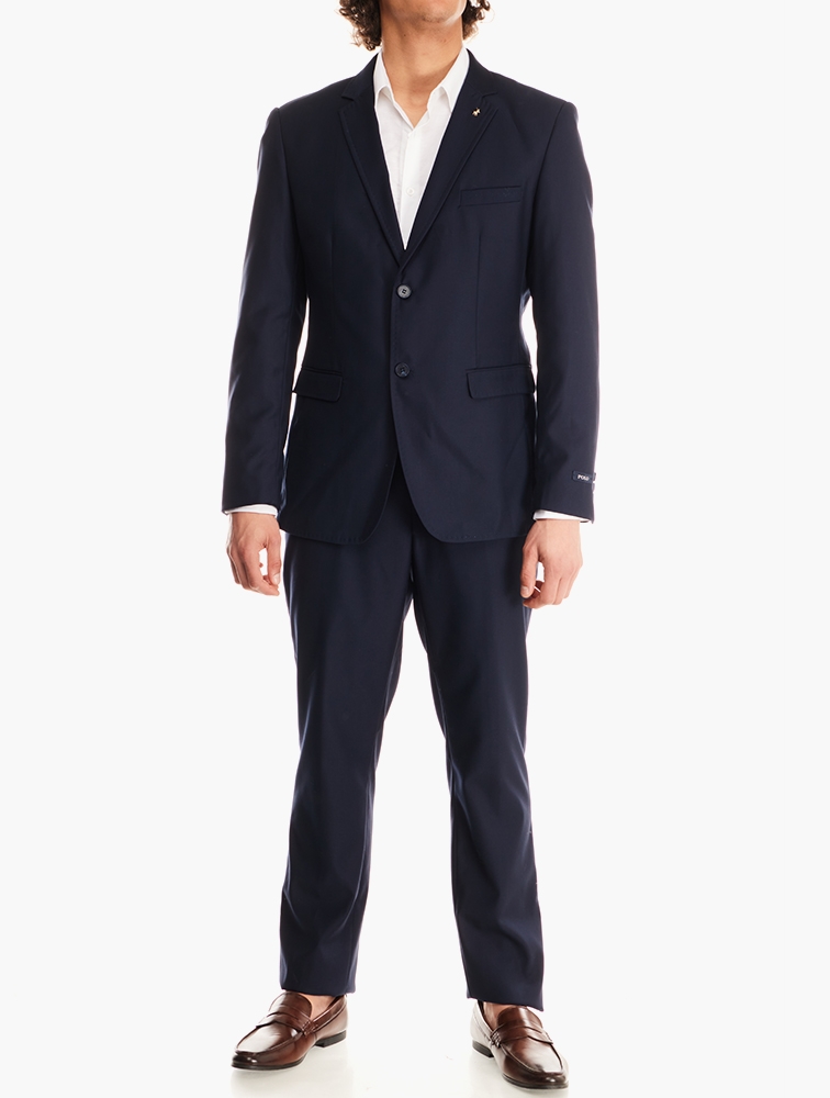 MyRunway | Shop Polo Navy Custom Fit Travel Suit for Men from MyRunway ...