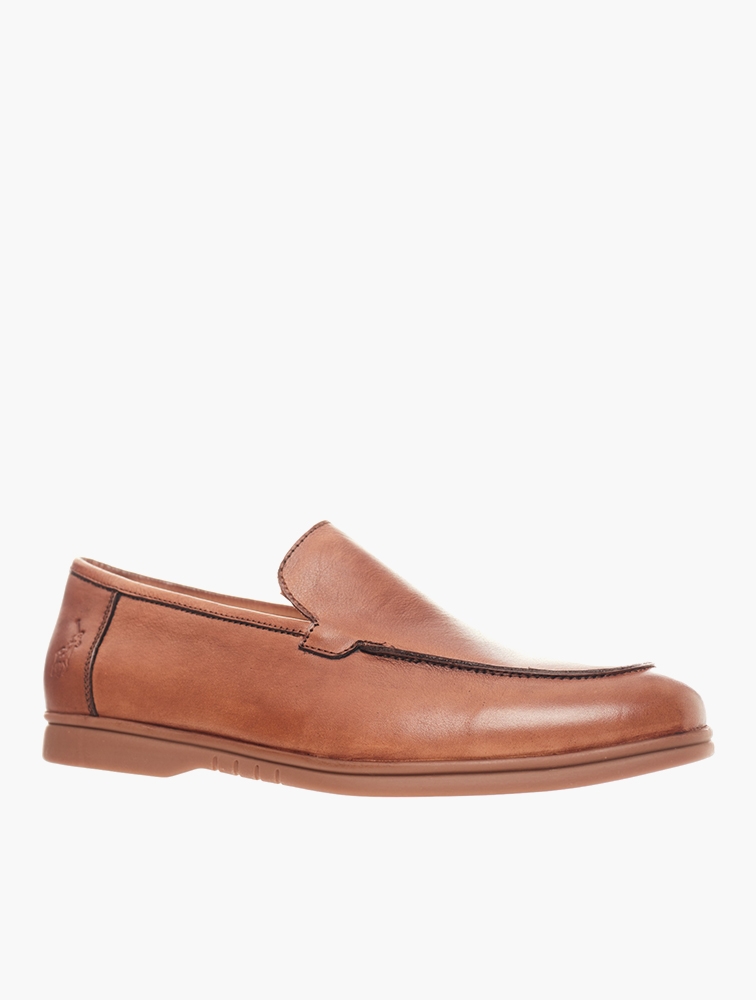 MyRunway | Shop Polo Tan Casual Leather Slip On for Men from MyRunway.co.za