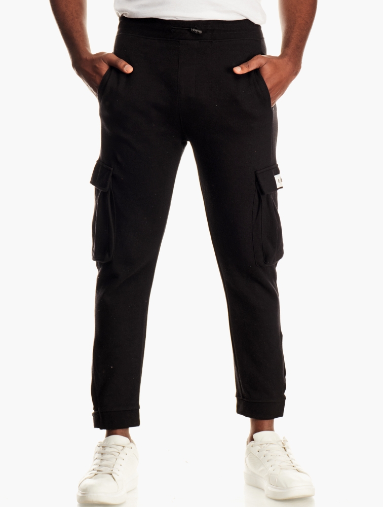 MyRunway | Shop RFO Black Cargo style trouser for Men from MyRunway.co.za