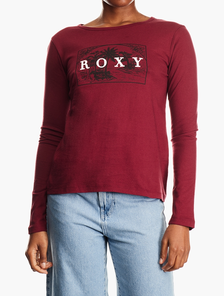 Women Roxy Shop from Fairy Cranberry for Tee Night Sleeve Long