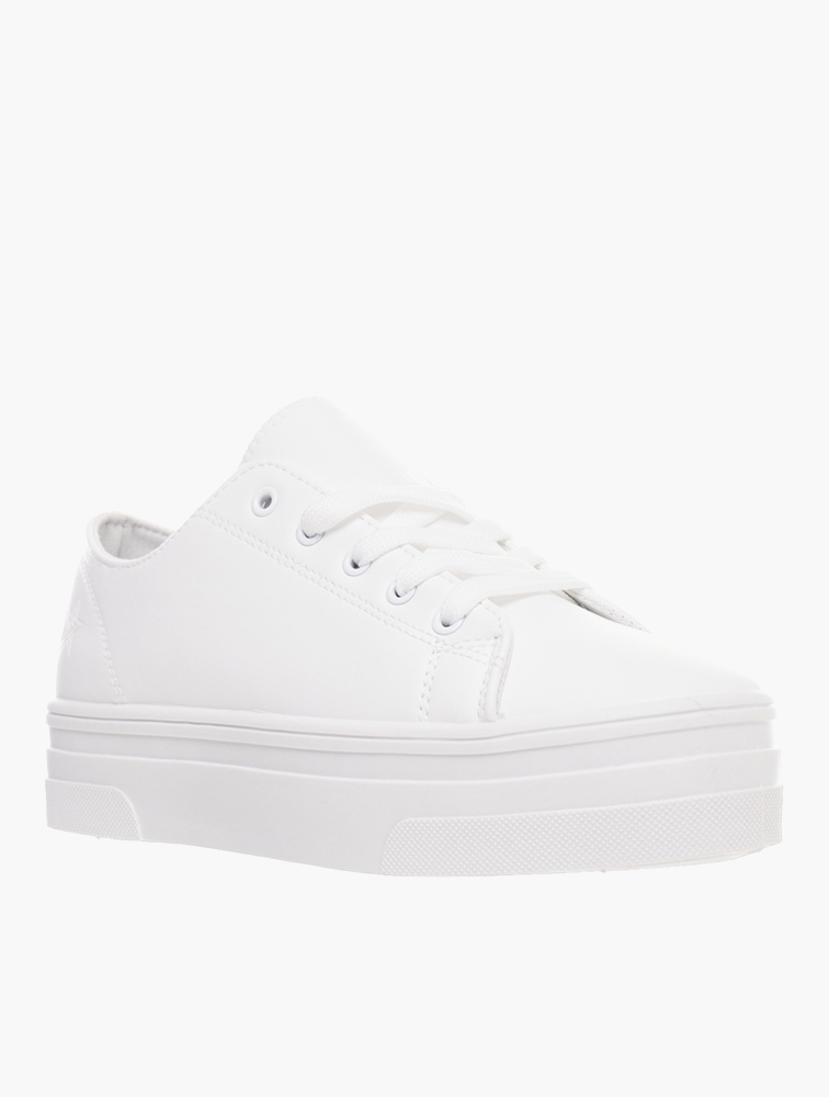 MyRunway | Shop Soviet White Montana Lace-Up Sneakers for Women from ...
