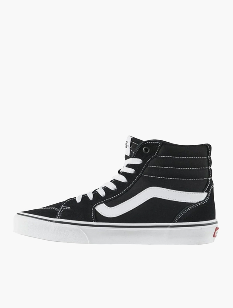 MyRunway | Shop Vans Black & White Filmore High Top Sneakers for Women ...