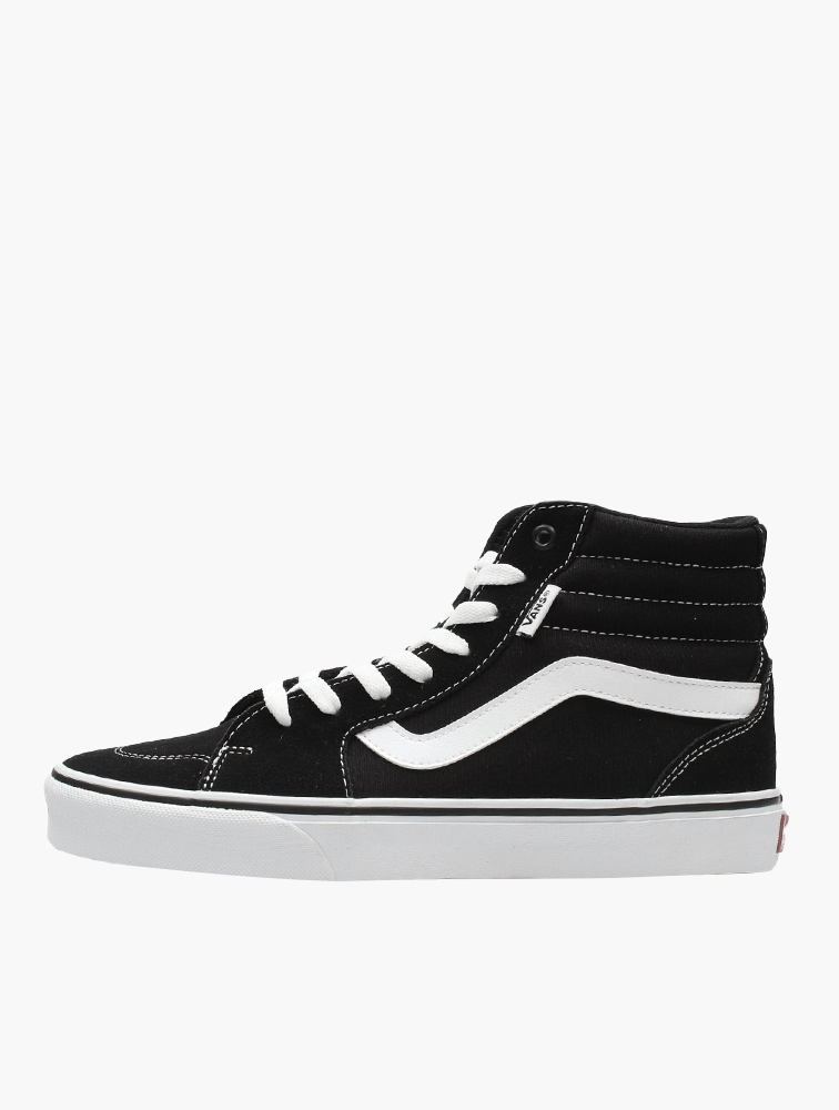 MyRunway | Shop Vans Black & White Filmore High Top Sneakers for Men ...