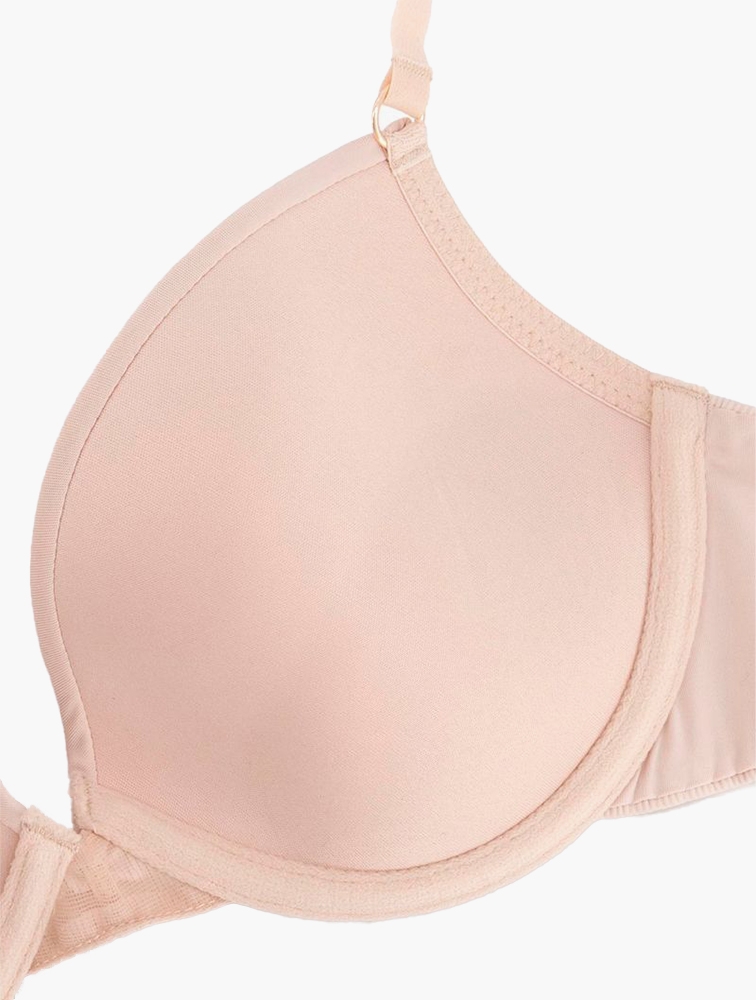 Padded Underwire Plunge Push Per Cup Bra