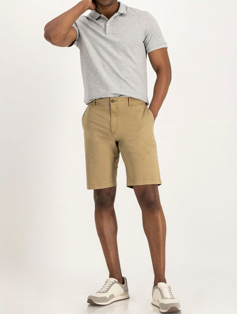 MyRunway | Shop Woolworths Camel Slim Fit Flat Front Twill Shorts for ...