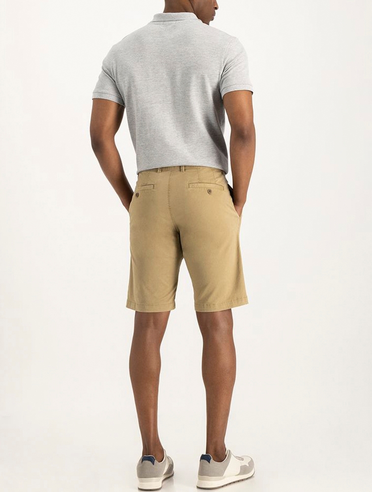 MyRunway | Shop Woolworths Camel Slim Fit Flat Front Twill Shorts for ...