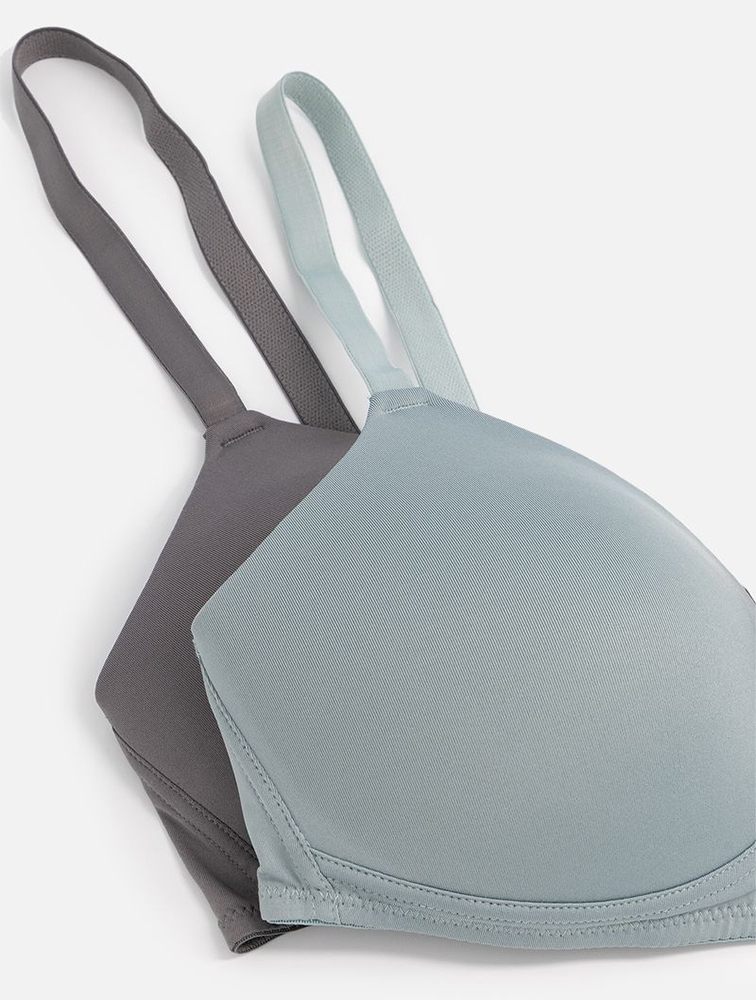 Padded Non-wire Comfort Bras 2 Pack