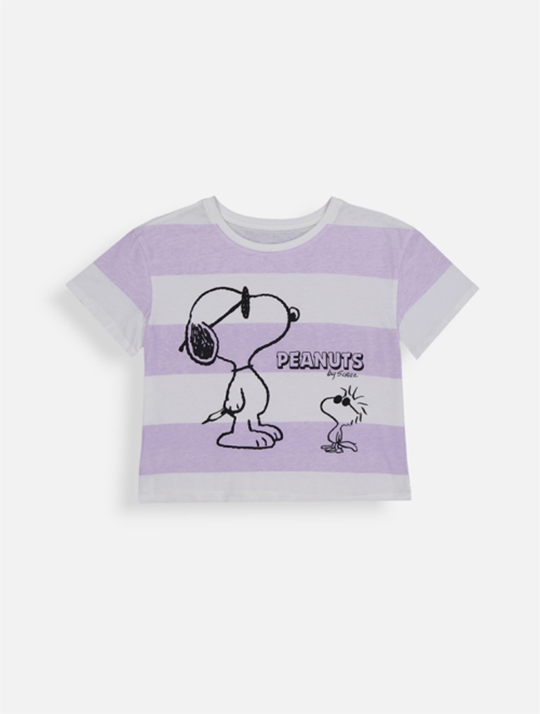 MyRunway | Shop Woolworths Lilac Snoopy Boxy T-shirt for Kids from ...
