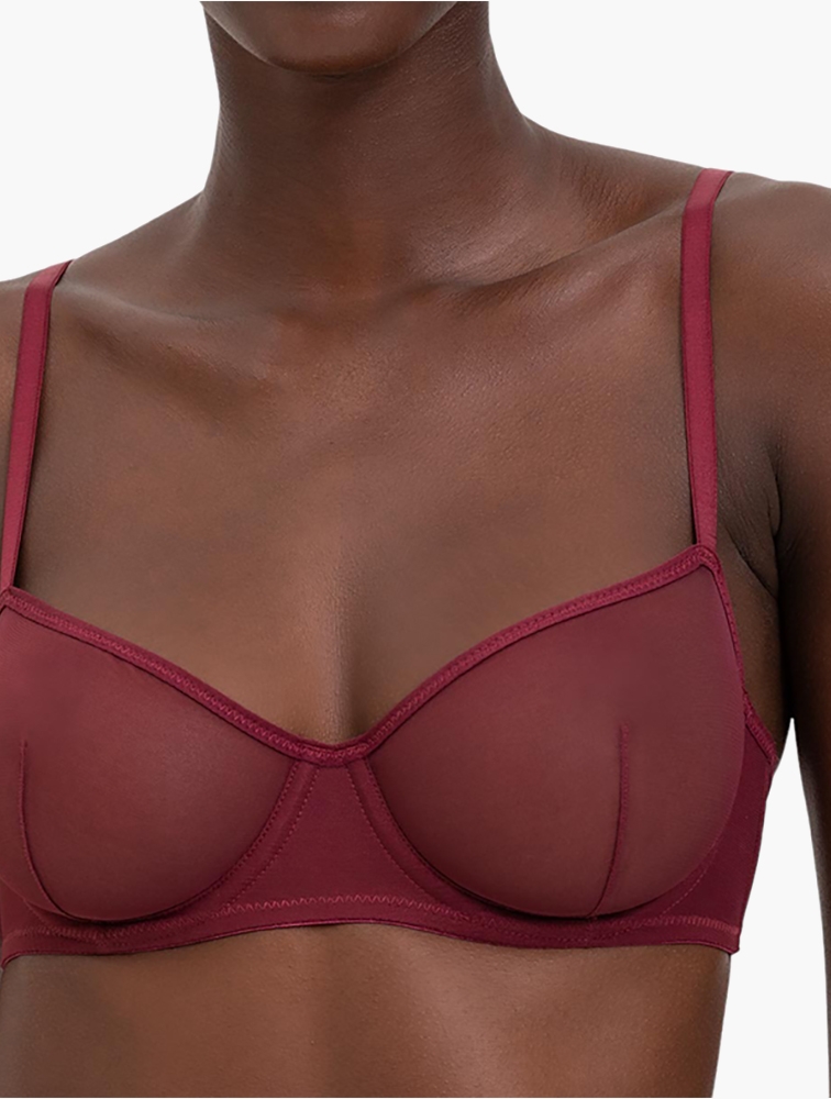 Myrunway Shop Woolworths Burgundy Mesh Unpadded Underwire Bra For Women From Za 6152