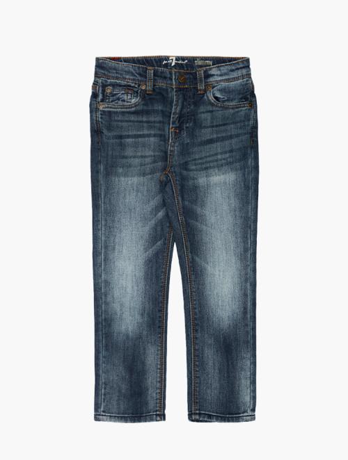 7 for all Mankind Medium Blue High Rise Denim Jeans