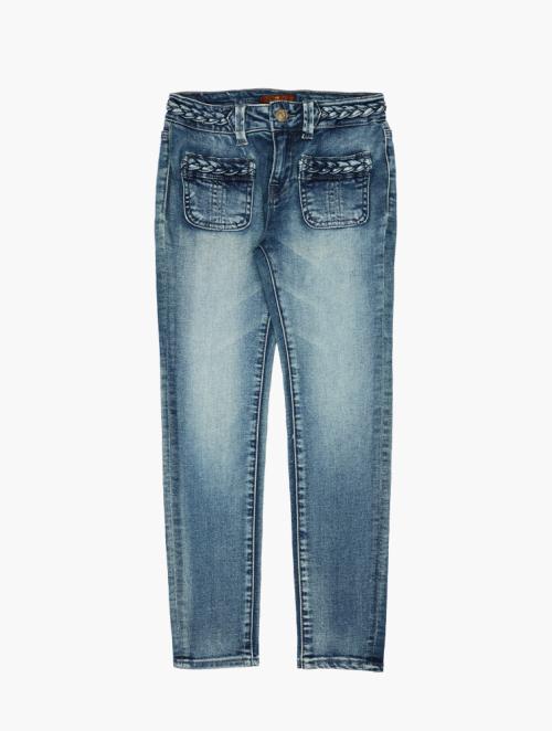 7 for all Mankind Baby Girls Mid Wash Jeans