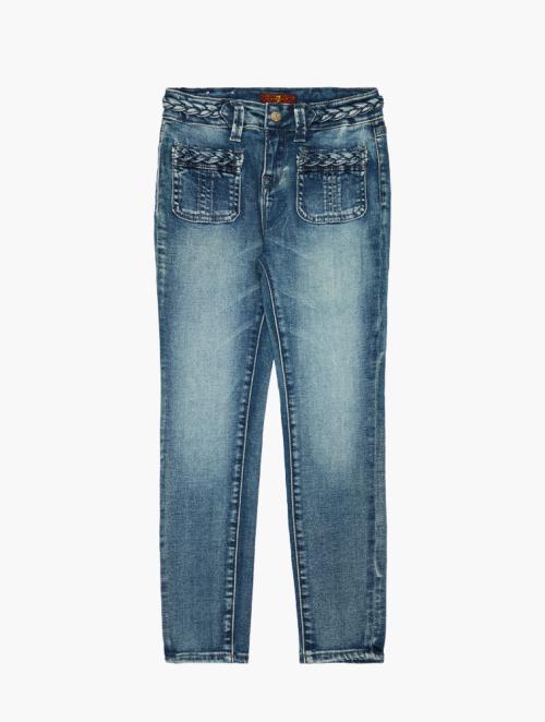 7 for all Mankind Baby Girls Mid Wash Jeans