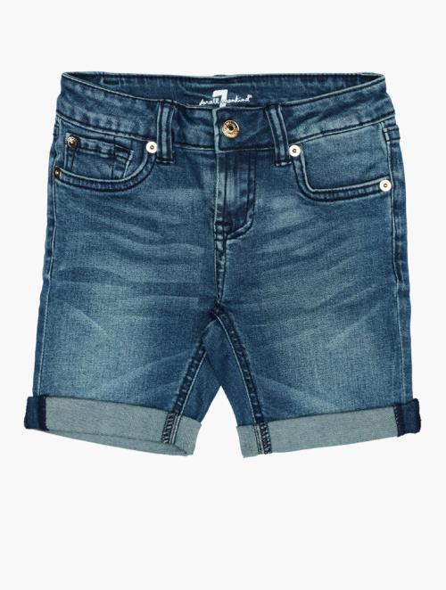 7 for all Mankind Girls Mid Wash Shorts