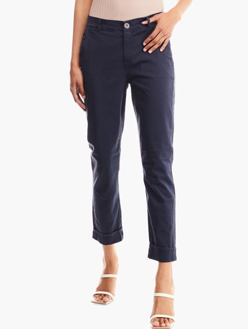 7 for all Mankind Navy Low Rise Pants