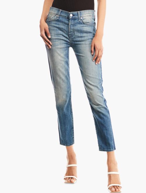 7 for all Mankind Blue Mid Wash Jeans