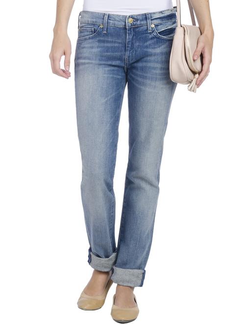 7 for all Mankind Light Wash Slim Denim Jeans