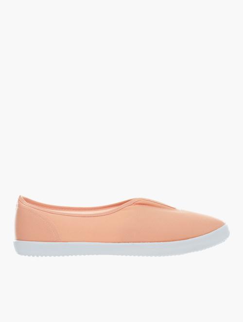American Cup Peach & White Slip-On Casual Shoes