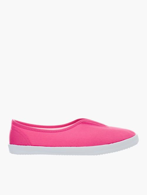 American Cup Fuchsia & White Slip-On Casual Shoes