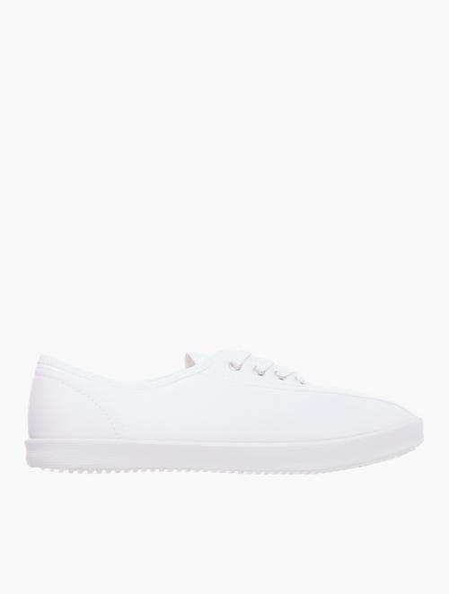 American Cup White Casual Lace-Up Sneakers