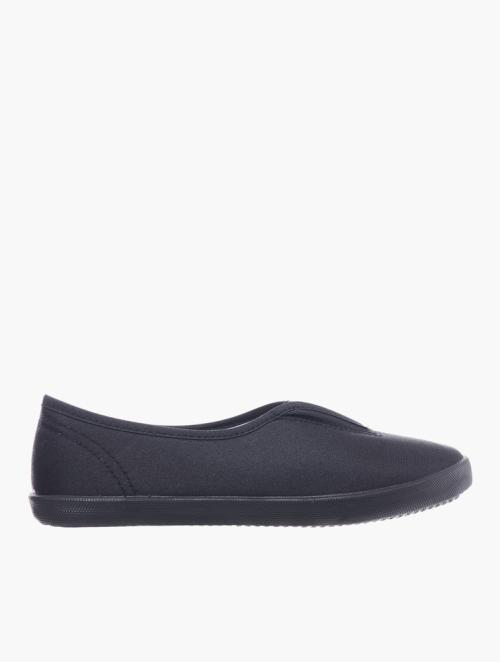 American Cup Black Slip-On Casual Shoes