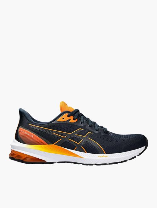 Asics Navy & Orange Gt-1000 12 Running Shoes