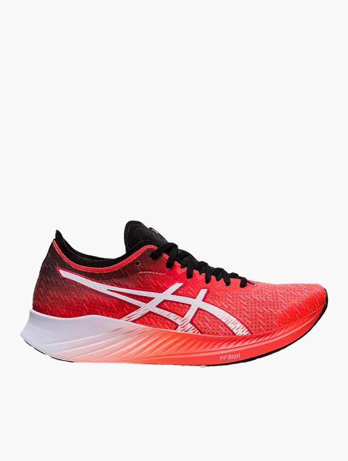 Asics Red & White Magic Speed Trainers