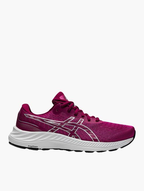 Asics Fuchsia Red & Pure Silver Gel-Excite 9 Trainers