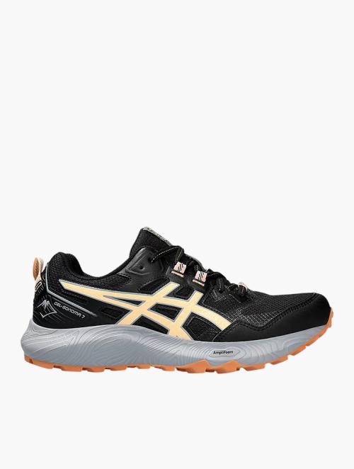 Asics Black & Apricot Crush Gel-Sona 7  Running Shoes