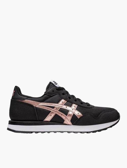 Asics Black & Rose Gold Women's Sportstyle Shoes