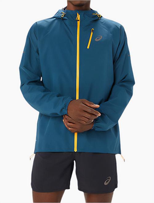 Asics Magnetic Blue Fujitrail Waterproof Jacket