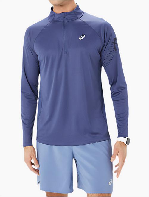 Asics Thunder Blue & Midnight Men's Long Sleeve Top