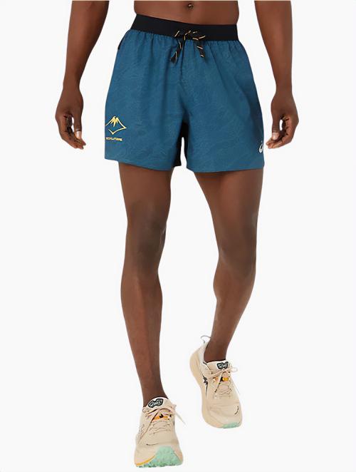 Asics Magnetic Blue & Performance Black Men's Shorts